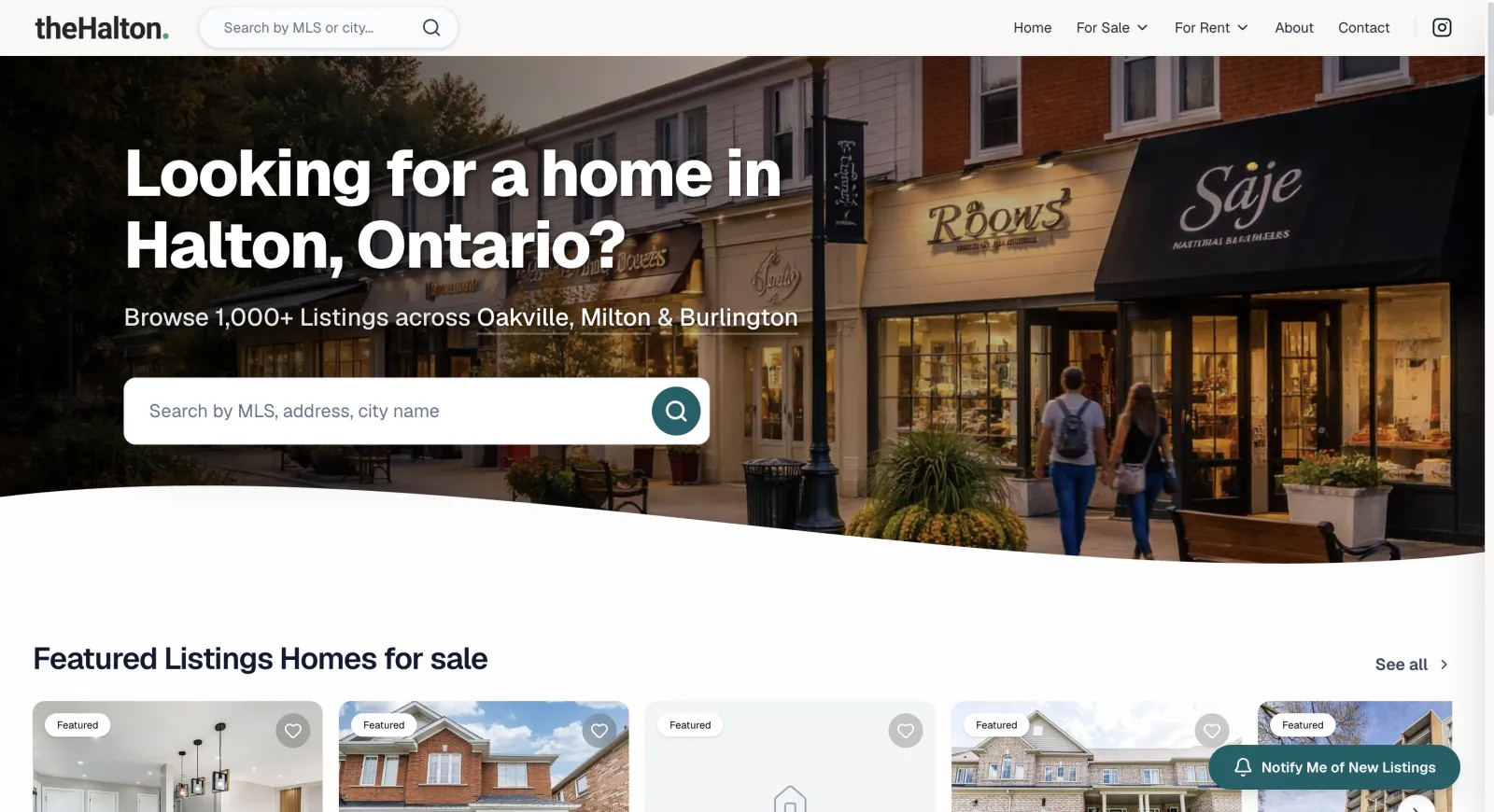 The Halton website homepage